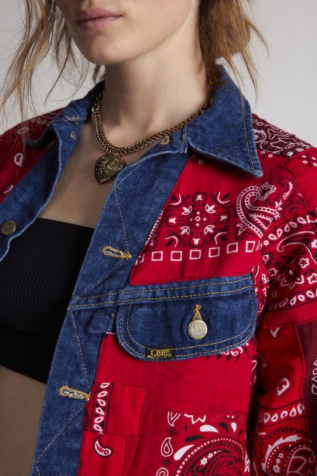 Urban Renewal Remade Bandana Patch Denim Jacket #2