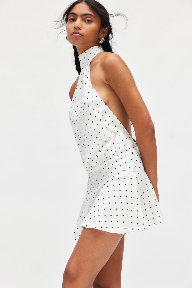 Jaded London Enya Backless Draped Mini Dress | Urban Outfitters