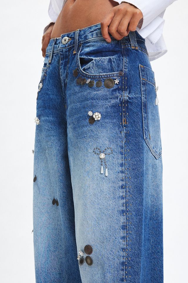BDG Jaya Embellished Baggy Boyfriend Jean #1