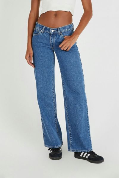 Shop Abrand Jeans 99 Low & Wide Petite Jean In Chantell Organic, Women's At Urban Outfitters