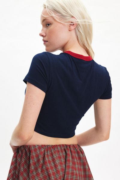 Tommy Jeans Colorblocked Slim Cropped Tee