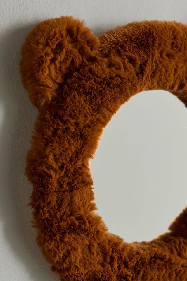 Fuzzy Bear Ear Wall Mirror #1