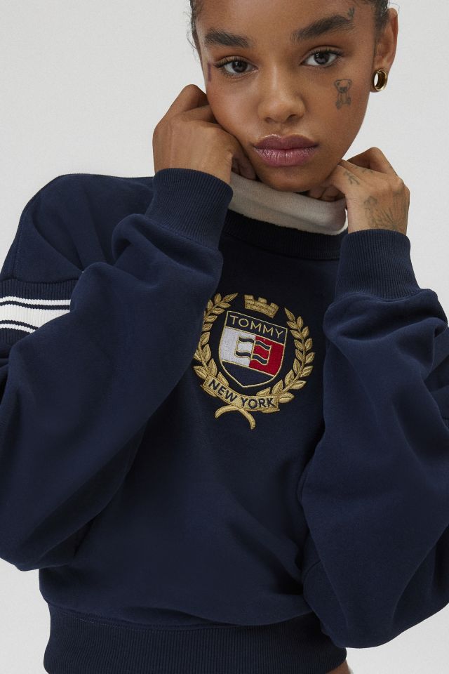 Tommy Jeans New York Crest Boxy Crewneck Pullover #2