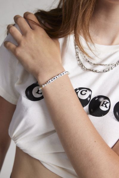 Little Words Project Uo Exclusive Game Day Beaded Bracelet In Game Day, Women's At Urban Outfitters In Game Day