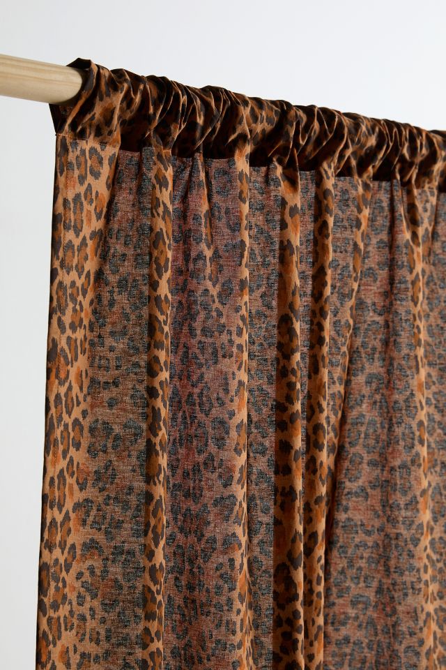 Dolores Leopard Window Panel #3