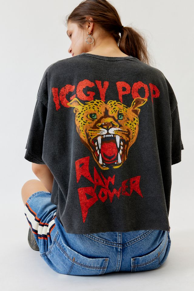 Iggy Pop Cropped Boxy Tee | Urban Outfitters Iggy Pop Cropped Boxy Tee | Urban Outfitters