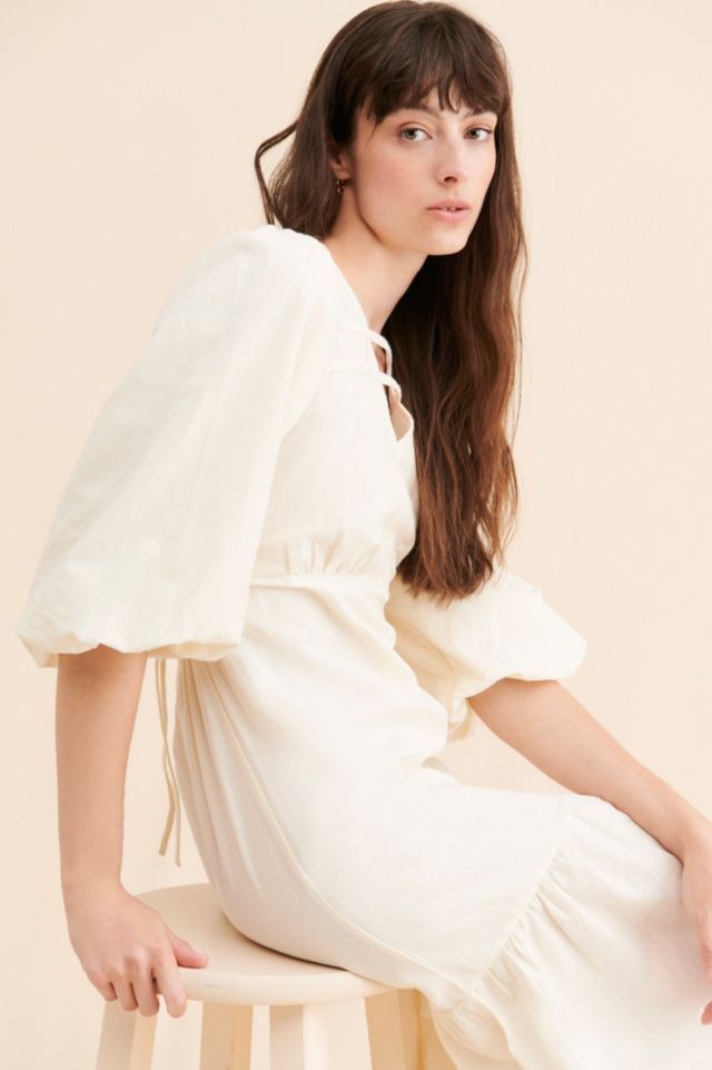 Native Youth Flounce Open Back Dress #2