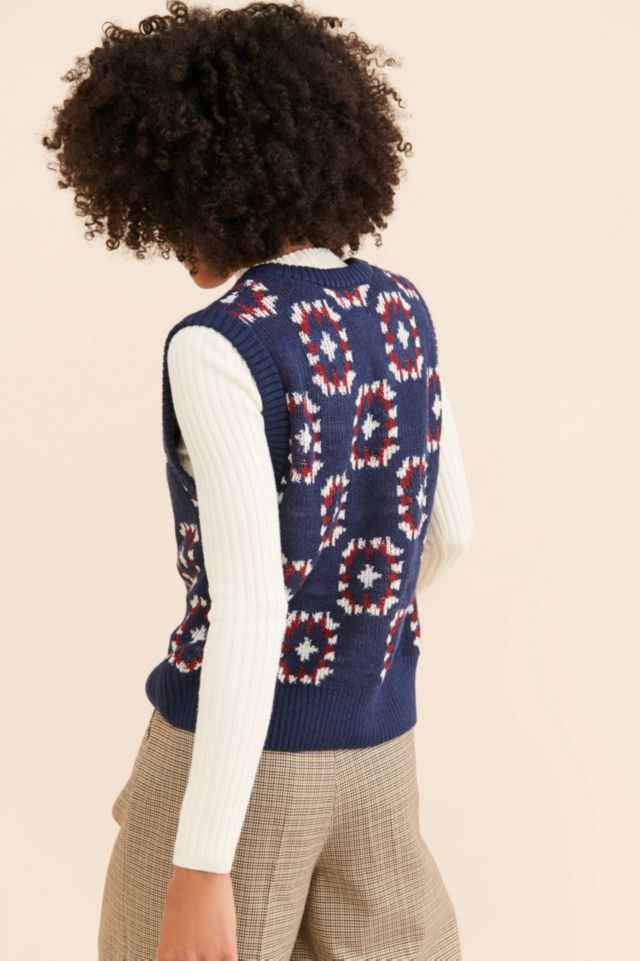 BDG Granny Square Vest
