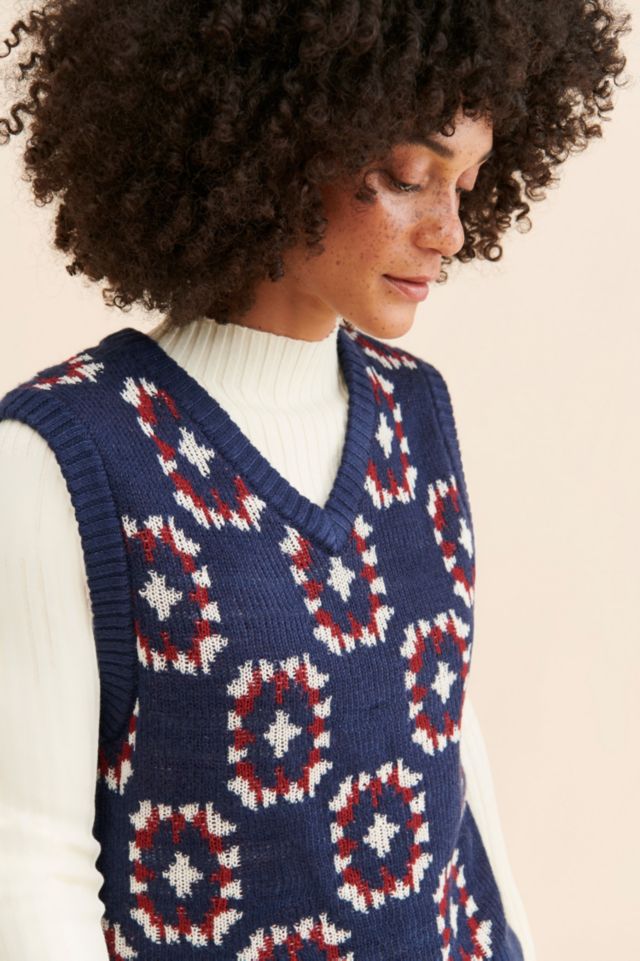 BDG Granny Square Vest