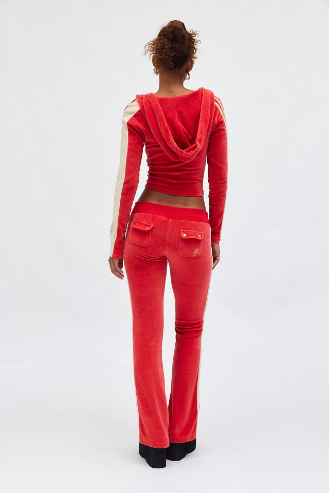 Jaded London Velour Low Rise Trouser | Urban Outfitters