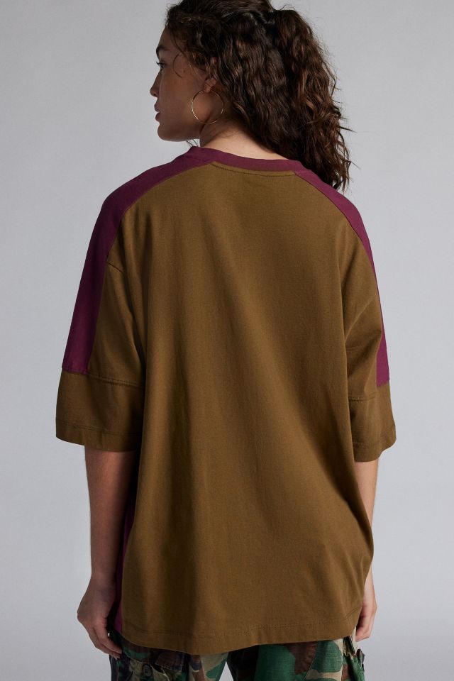 Dice Oversized V-Neck Jersey Graphic Tee #3