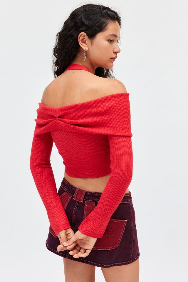 Kimchi Blue Devon Cold Shoulder Sweater #2