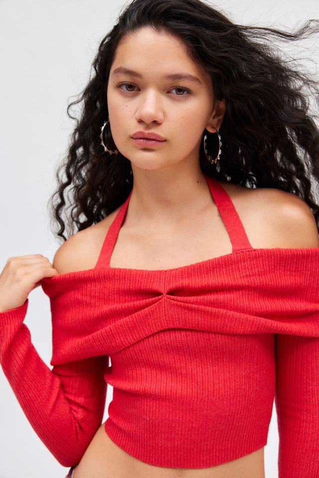 Kimchi Blue Devon Cold Shoulder Sweater #3