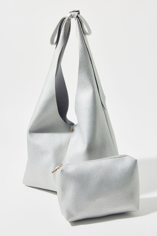 Boston Faux Leather Slouchy Hobo Bag #4