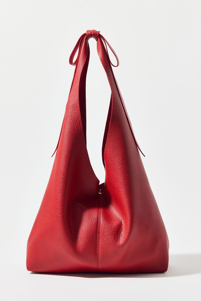 Boston Bow Faux Leather Hobo Bag #1