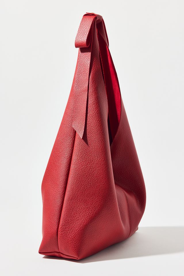 Boston Bow Faux Leather Hobo Bag #2