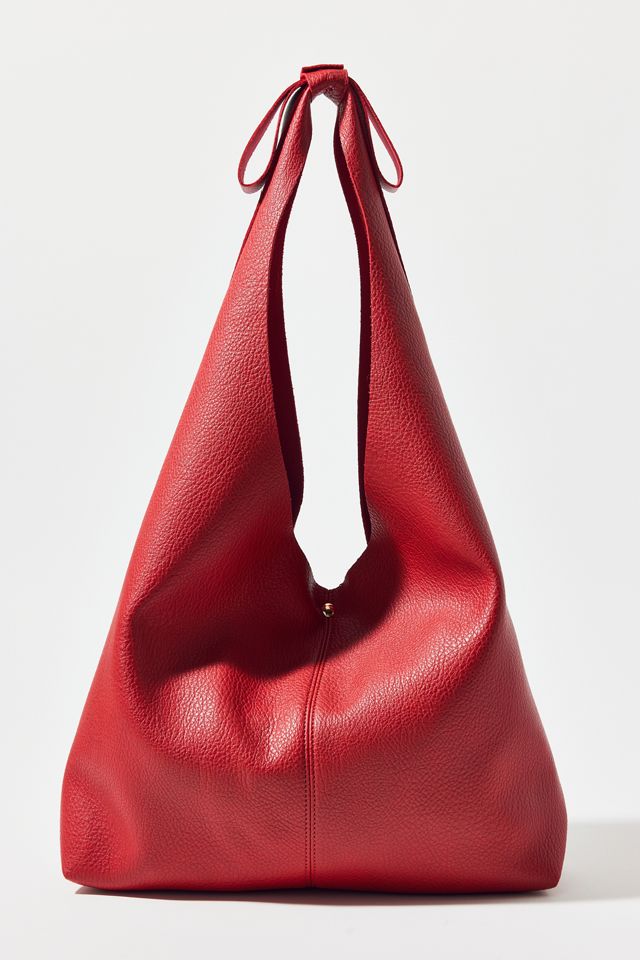Boston Bow Faux Leather Hobo Bag #3