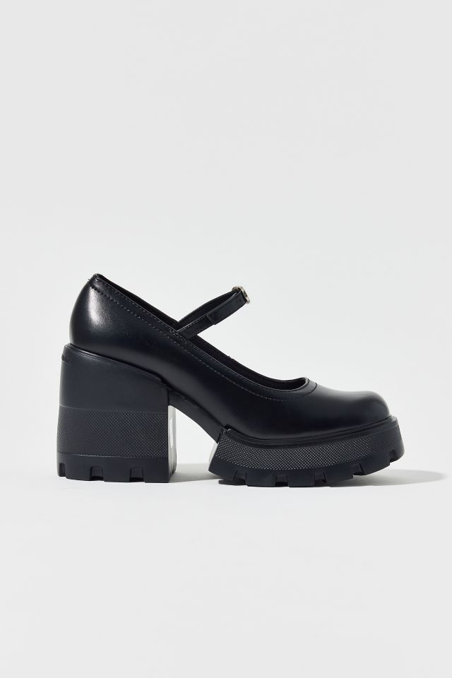 靴 CHARLES&KEITH Buckled Platform Penny Charles & Keith Buckled Platform Penny Loafers In Black