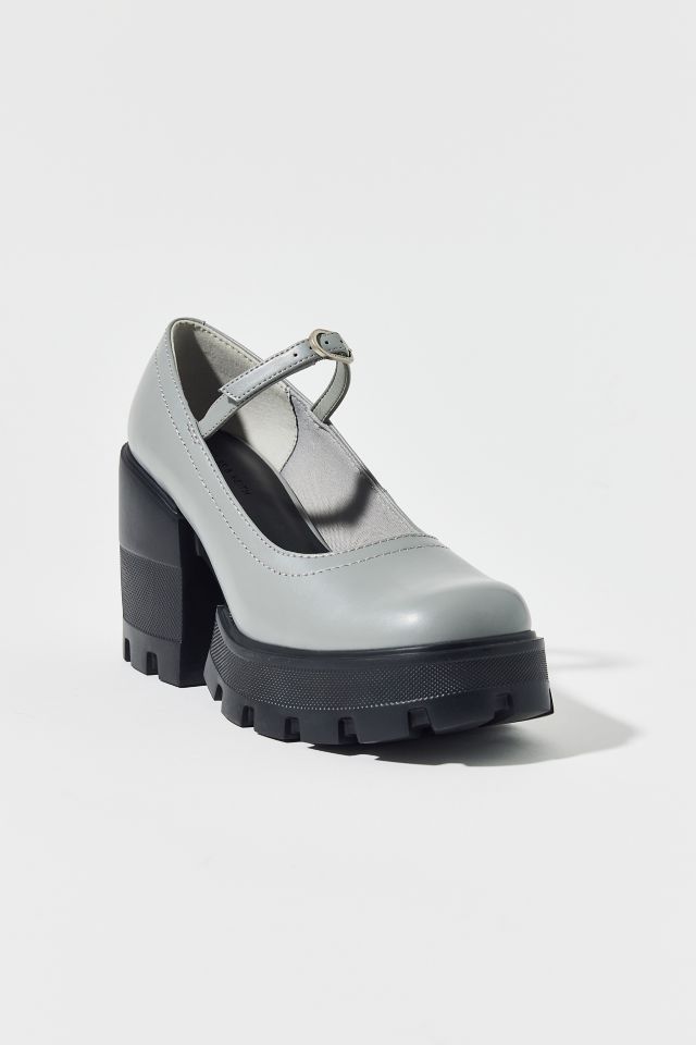 Charles & Keith Buckled Platform Mary Jane Heel #2