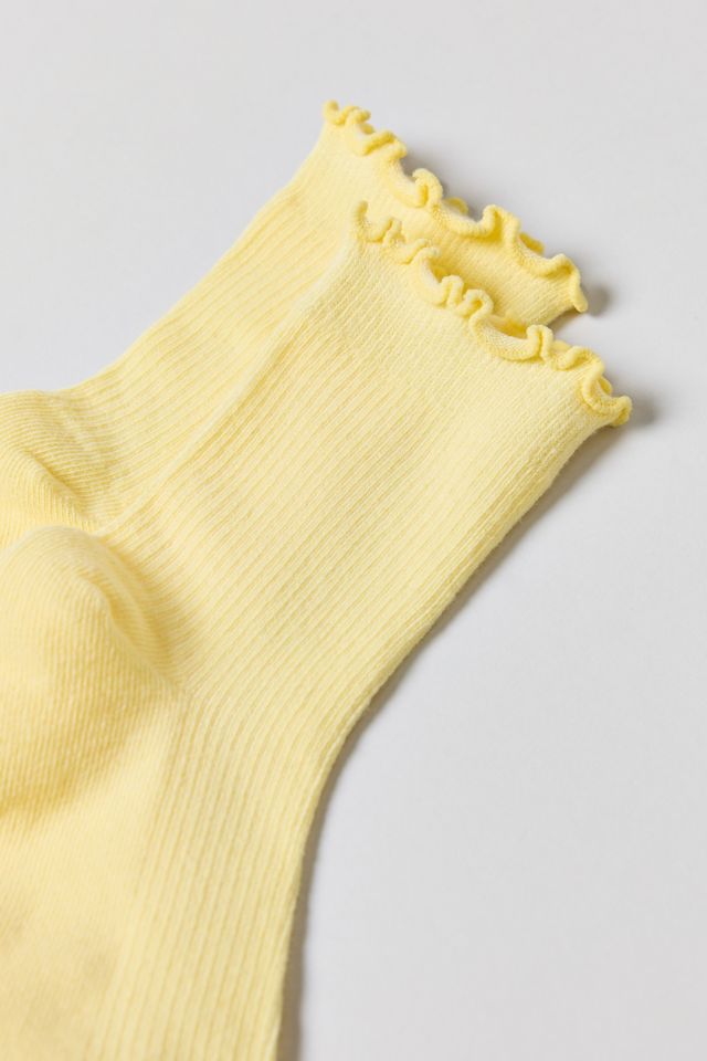 Lettuce-Edge Ribbed Socks #2