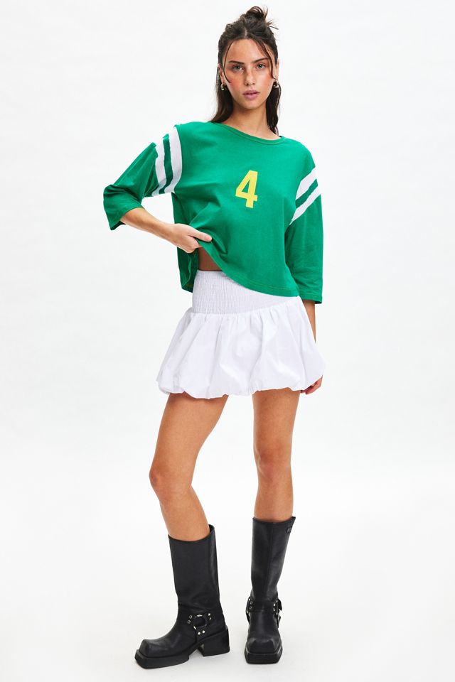 Jaded London Number 4 Graphic 3/4 Sleeve Jersey Tee | Urban Outfitters