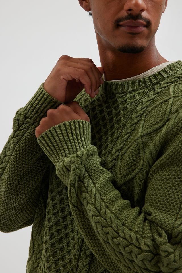 Schott Stonewash Cotton Crew Neck Sweater #3