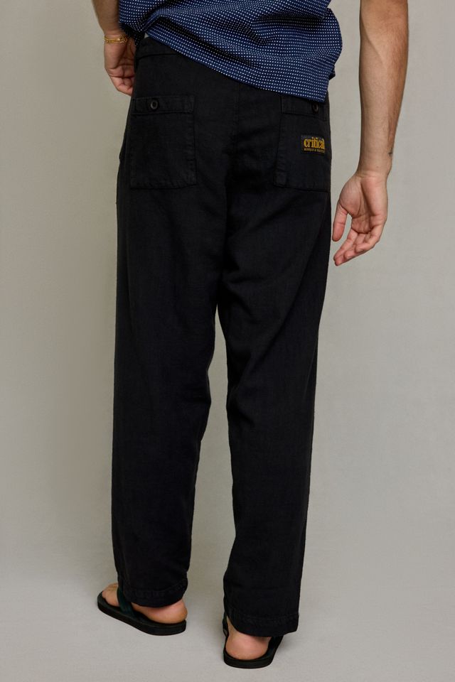 The Critical Slide Society Harrow Linen Pleated Trouser Pants #4