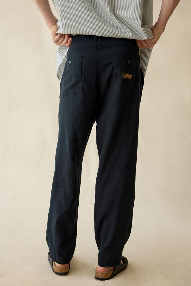 The Critical Slide Society Harrow Linen Pleated Trouser Pants #1