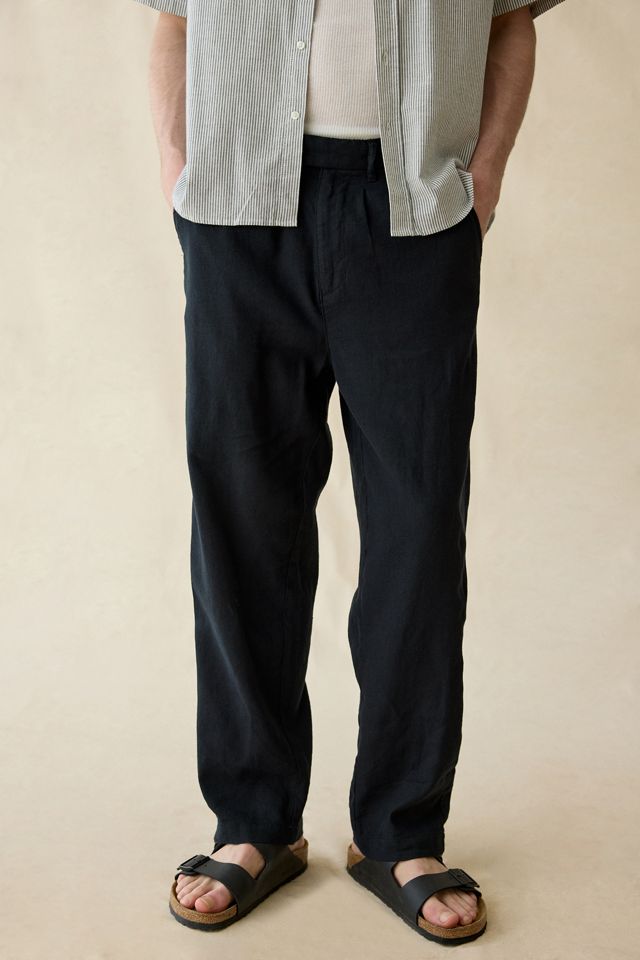 The Critical Slide Society Harrow Linen Pleated Trouser Pants #3