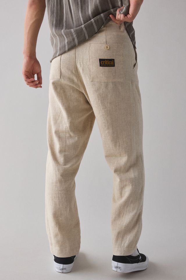 The Critical Slide Society Harrow Linen Pleated Trouser Pant #1