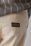 The Critical Slide Society Harrow Linen Pleated Trouser Pant