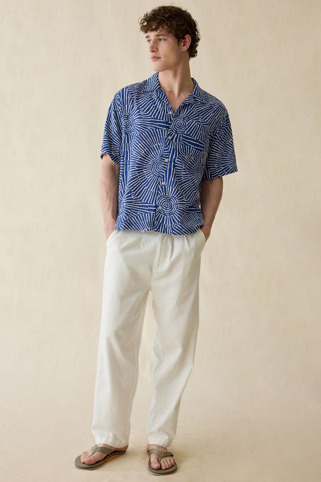 The Critical Slide Society Harrow Linen Pleated Trouser Pants #3