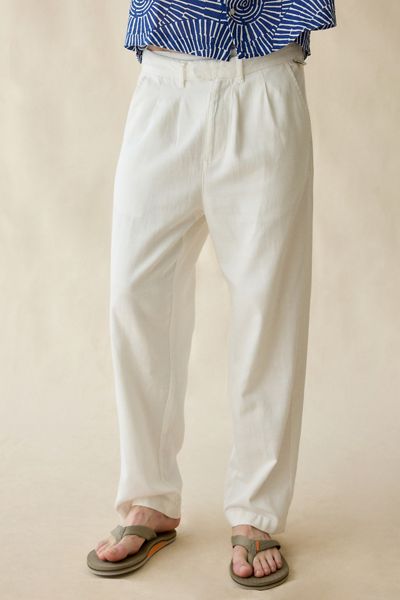 The Critical Slide Society Harrow Linen Pleated Trouser Pants