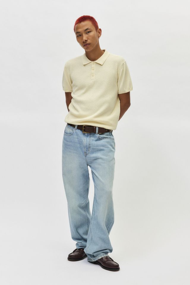 Schott Cotton Basketweave Polo Shirt #3