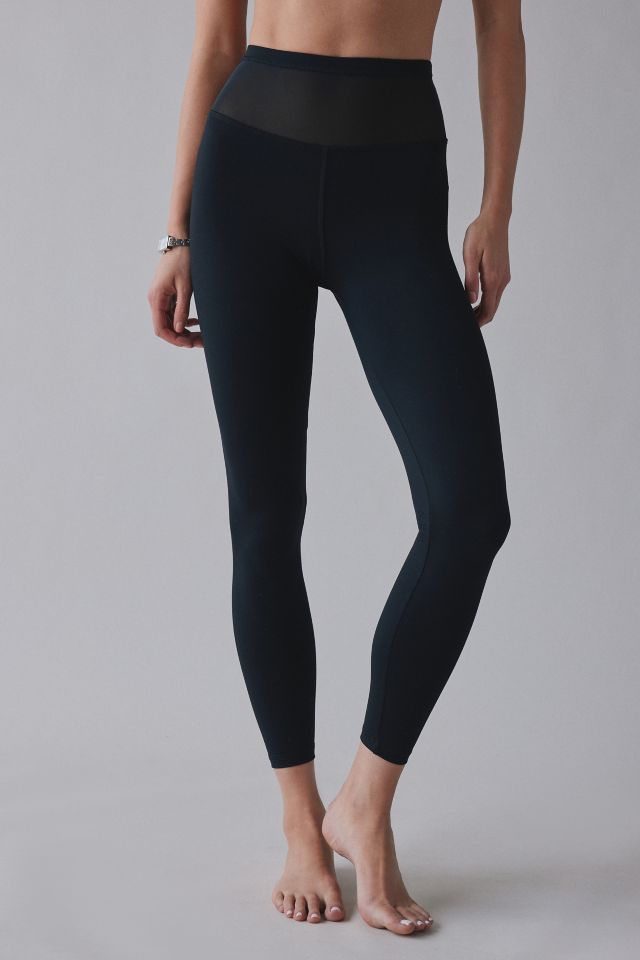 Strut This Charlotte High-Rise Mesh Panel Ankle Legging #1