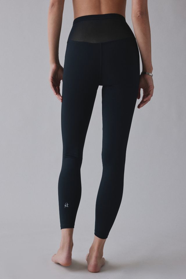 Strut This Charlotte High-Rise Mesh Panel Ankle Legging #3