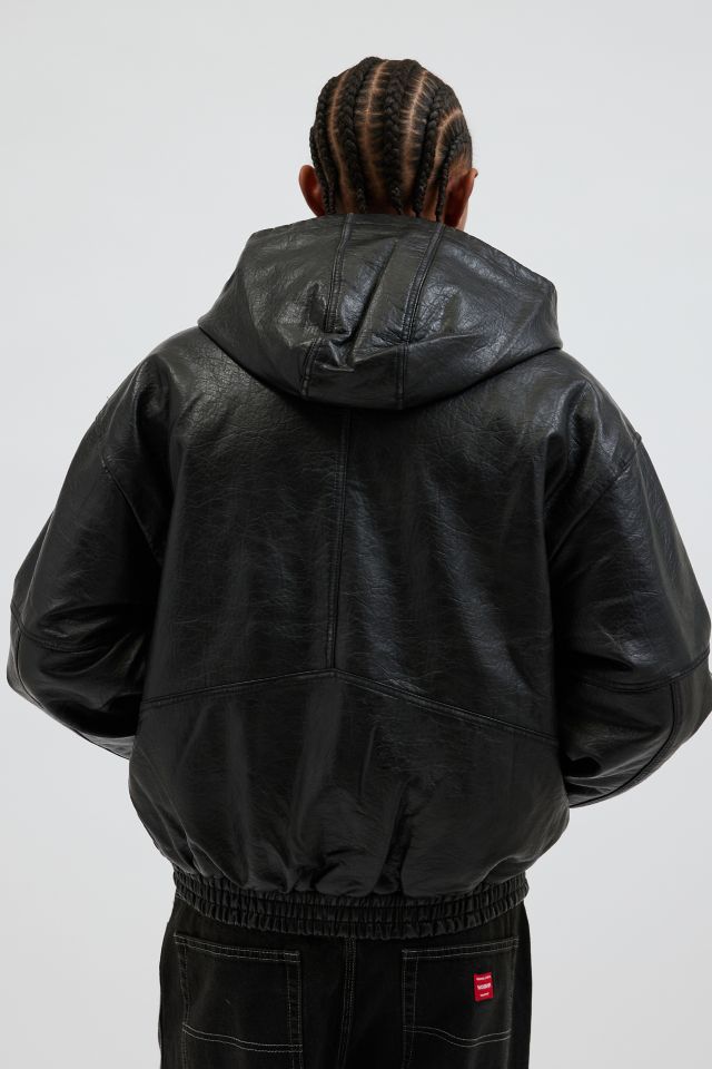 Veste de Skate à Capuchon en Similicuir BDG #1