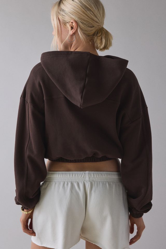 Strut This Reign Half-Zip Cropped Hoodie Sweatshirt #3