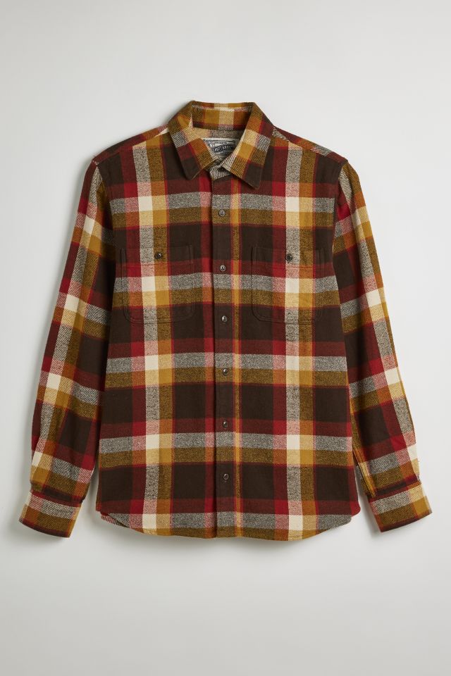 Chemise en flanelle à carreaux Schott #1