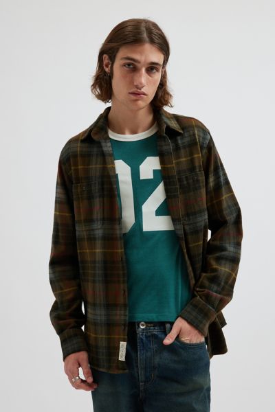 Schott Plaid Flannel Shirt