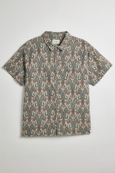 The Critical Slide Society Brother Patterned Short Sleeve Button-Down Shirt