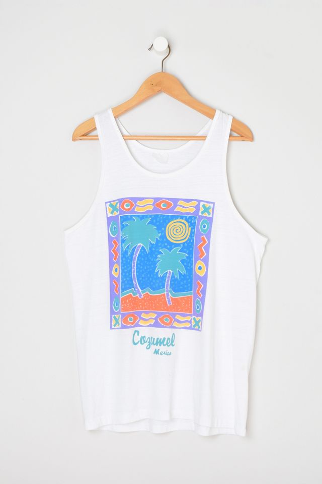 Vintage 90s Cozumel, Mexico Graphic Tank | Urban Outfitters display picture 1
