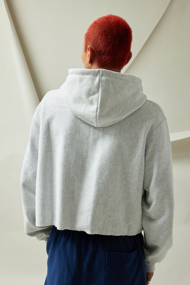 Champion uo exclusive cropped hoodie sweatshir cheap