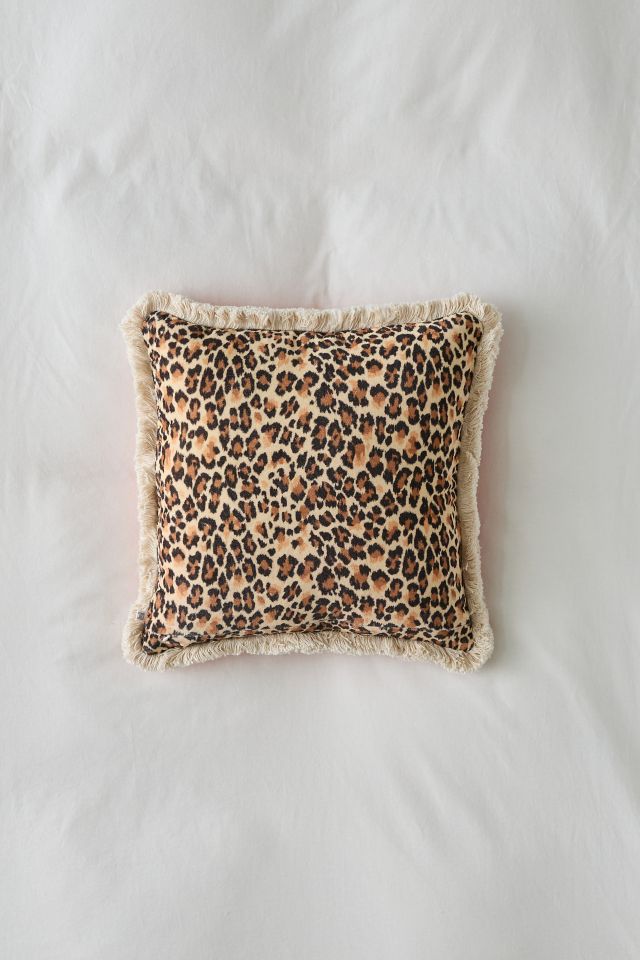 Embroidered Cat Bouquet Throw Pillow #2