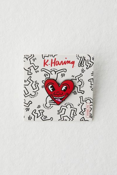 Pintrill Keith Haring Heart Enamel Pin