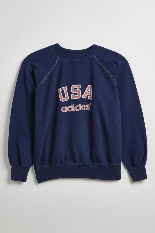 Vintage adidas USA Crew Neck Sweatshirt Urban Outfitters