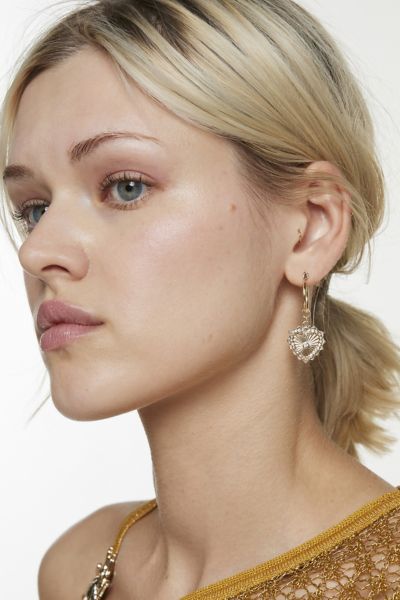 Alina Heart Hoop Earring