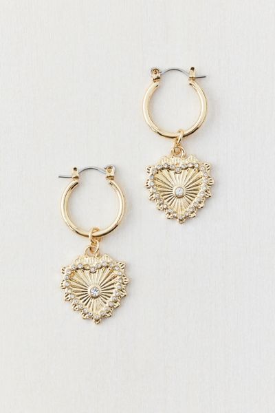 Alina Heart Hoop Earring