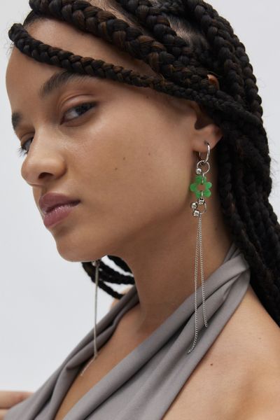 Flower Chain Dangle Earring