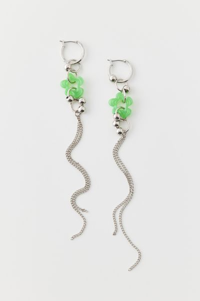 Flower Chain Dangle Earring